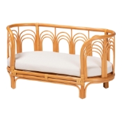 bali & pari Nariko Bohemian Light Honey Rattan Pet Bed